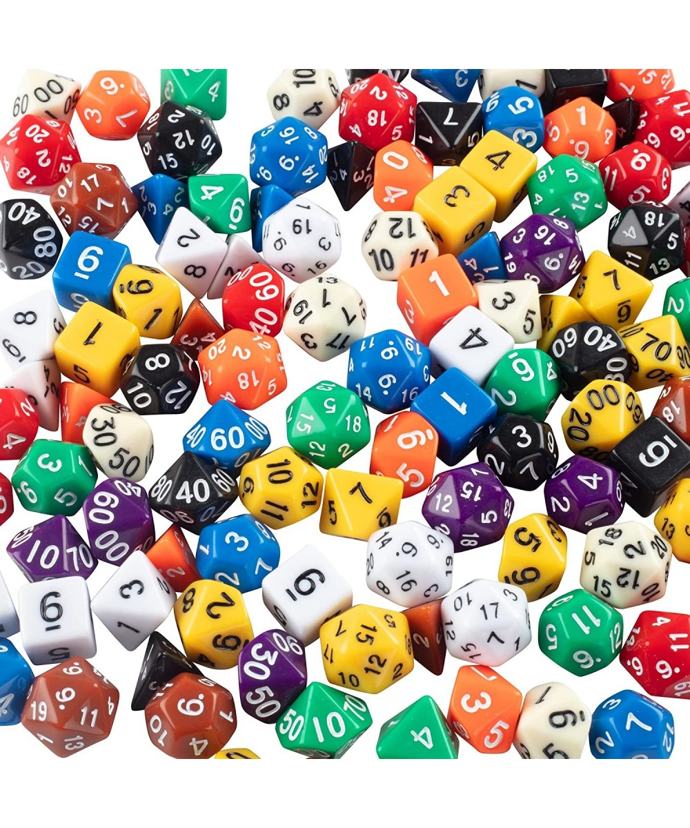 Monster Gaming 200 Dice Value Pack - 10 Multi-Colored Assorted Polyhedral Die Compatible with Dungeons Dragons MTG Magic RPG ...