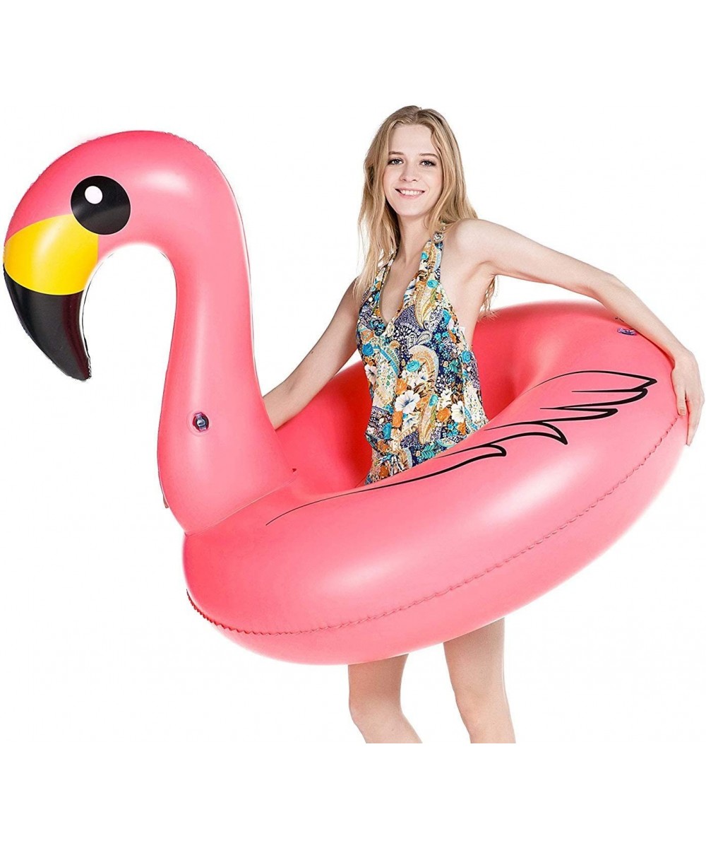 Giant Inflatable Flamingo Pool Floats Party Float Tube with Fast Valves Summer Beach Swimming Pool Lounge Raft Decorations To...