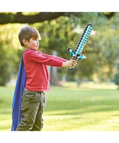 16 Pack Inflatable Weapon Inflatable Swords for Kids Party Favors Pixel Diamond Inflatable Swords for Theme Party Birthday Sw...