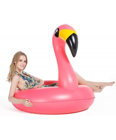 Giant Inflatable Flamingo Pool Floats Party Float Tube with Fast Valves Summer Beach Swimming Pool Lounge Raft Decorations To...