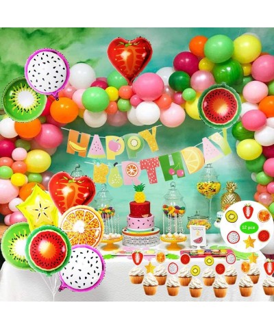 foci cozi Tutti Frutti Brithday Party Decorations Set-Fruit Party Decorations Fruit Themed Party Supplies $26.96 Kids' Party ...