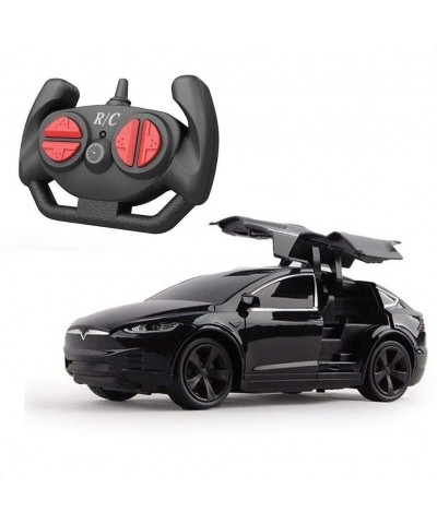 Can Open The Door 4 Channel Remote Control Car with Headlight Drift Rechargeable Sports Car Strong Horsepower Children's Wire...