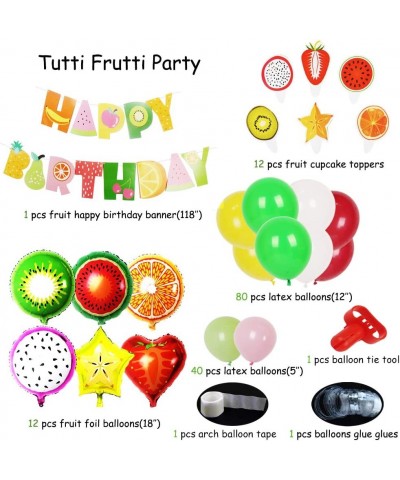 foci cozi Tutti Frutti Brithday Party Decorations Set-Fruit Party Decorations Fruit Themed Party Supplies $26.96 Kids' Party ...