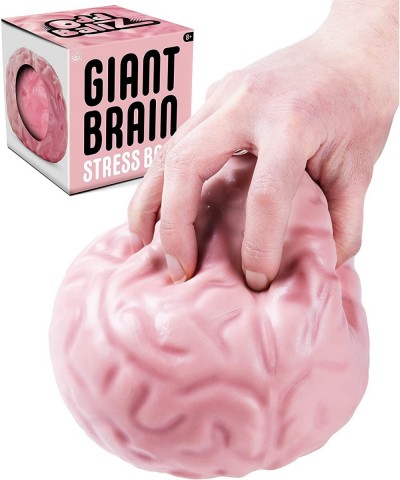 Giant Brain Stress Ball: A giant stress toy shaped like a circular cranium! $34.79 Squeeze Toys