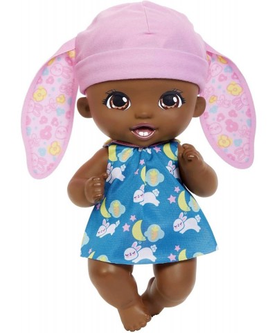 Brush & Smile Little Bunny Baby Doll (12-in) with 3 Accessories and 2-in-1 Reversible Outfit Blue Hat Great Gift for Kids Age...