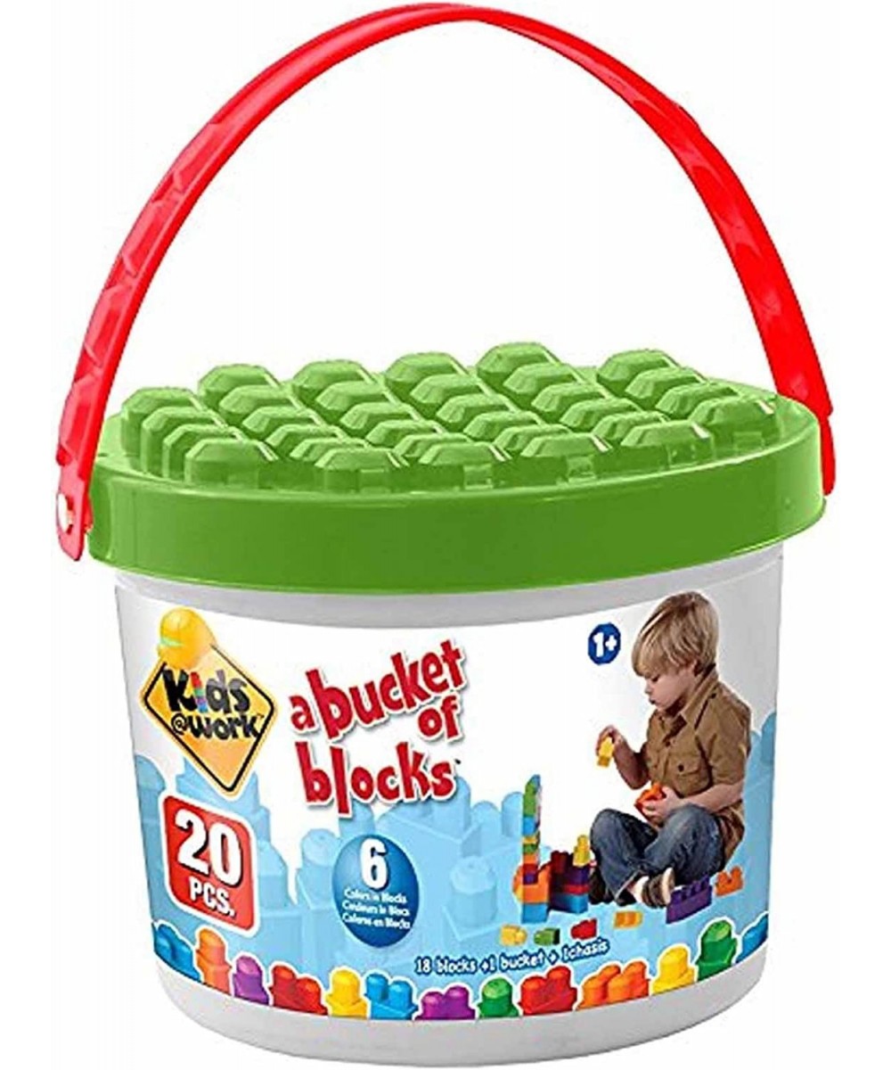 Bucket of Blocks 20 Building Blocks with Storage Bucket $45.64 Early Development & Activity Toys