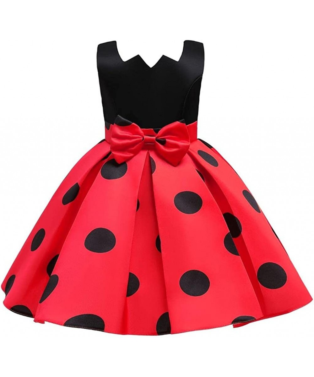 Toddler Little Girls Ladybug Fancy Dress Halloween Costume Birthday Party Outfit $32.83 Kids' Costumes