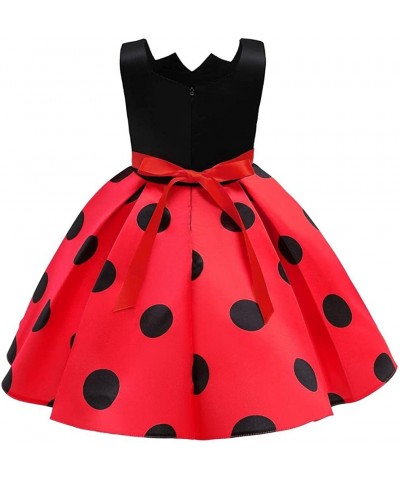 Toddler Little Girls Ladybug Fancy Dress Halloween Costume Birthday Party Outfit $32.83 Kids' Costumes