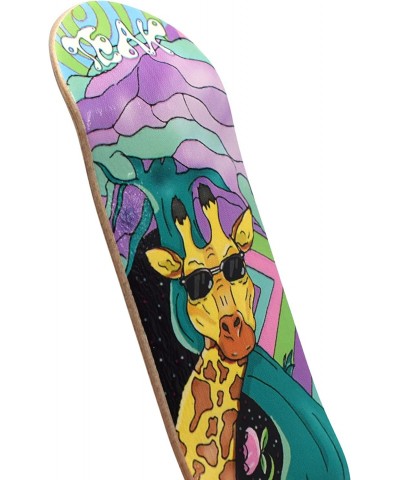 Premium Fingerboard Graphic Deck Graffiti Giraffe - 32mm x 97mm - Heat Transfer Graphics Pro Shape & Size - Pre-Drilled Holes...