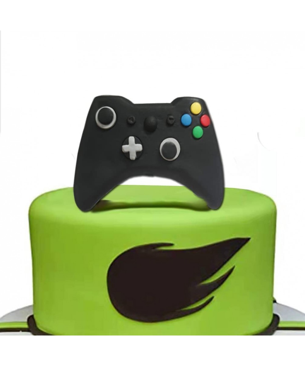 Video Game Cake Toppers with Controller and Birthday Cake Decoration $21.06 Kids' Party Decorations