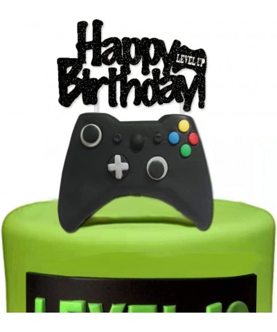 Video Game Cake Toppers with Controller and Birthday Cake Decoration $21.06 Kids' Party Decorations