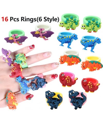 64pcs Dinosaur Party Favors Kids Dino Birthday Gift Toys Boy Girl Dinosaur Party Candy Treat Goodie Bag Pinata Fillers Carniv...