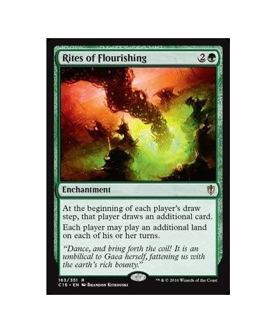 Rites of Flourishing (163/351) - Commander 2016 $11.89 Card Games