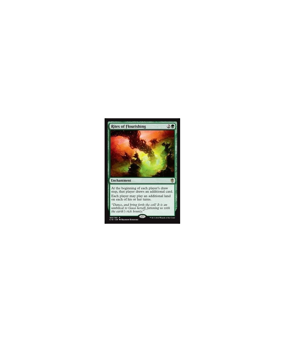 Rites of Flourishing (163/351) - Commander 2016 $11.89 Card Games