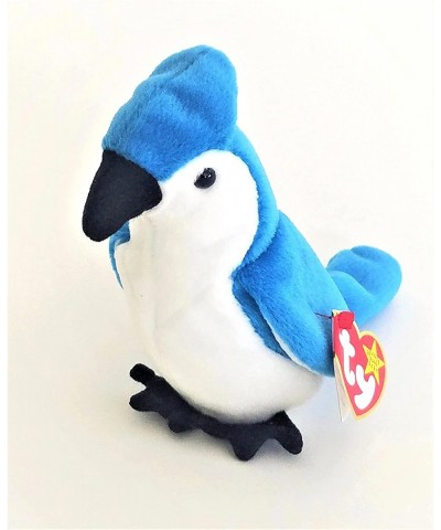 TY Beanie Babies Rocket the Blue Jay Bird Stuffed Animal Plush Toy - 5 1/2 inches tall - Blue and White $33.18 Stuffed Animal...