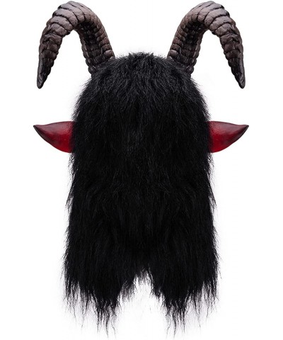 Full Head Halloween Red Goat Mask Scary Satanic Mask for Halloween Cosplay Masquerade Costume Party Horror Evil Goat Mask $56...