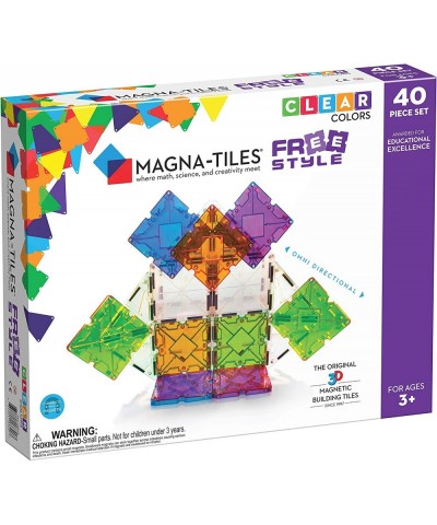 Magna-Tiles Freestyle Set The Original Magnetic Building Tiles For Creative Open-Ended Play Educational Toys For Children Age...