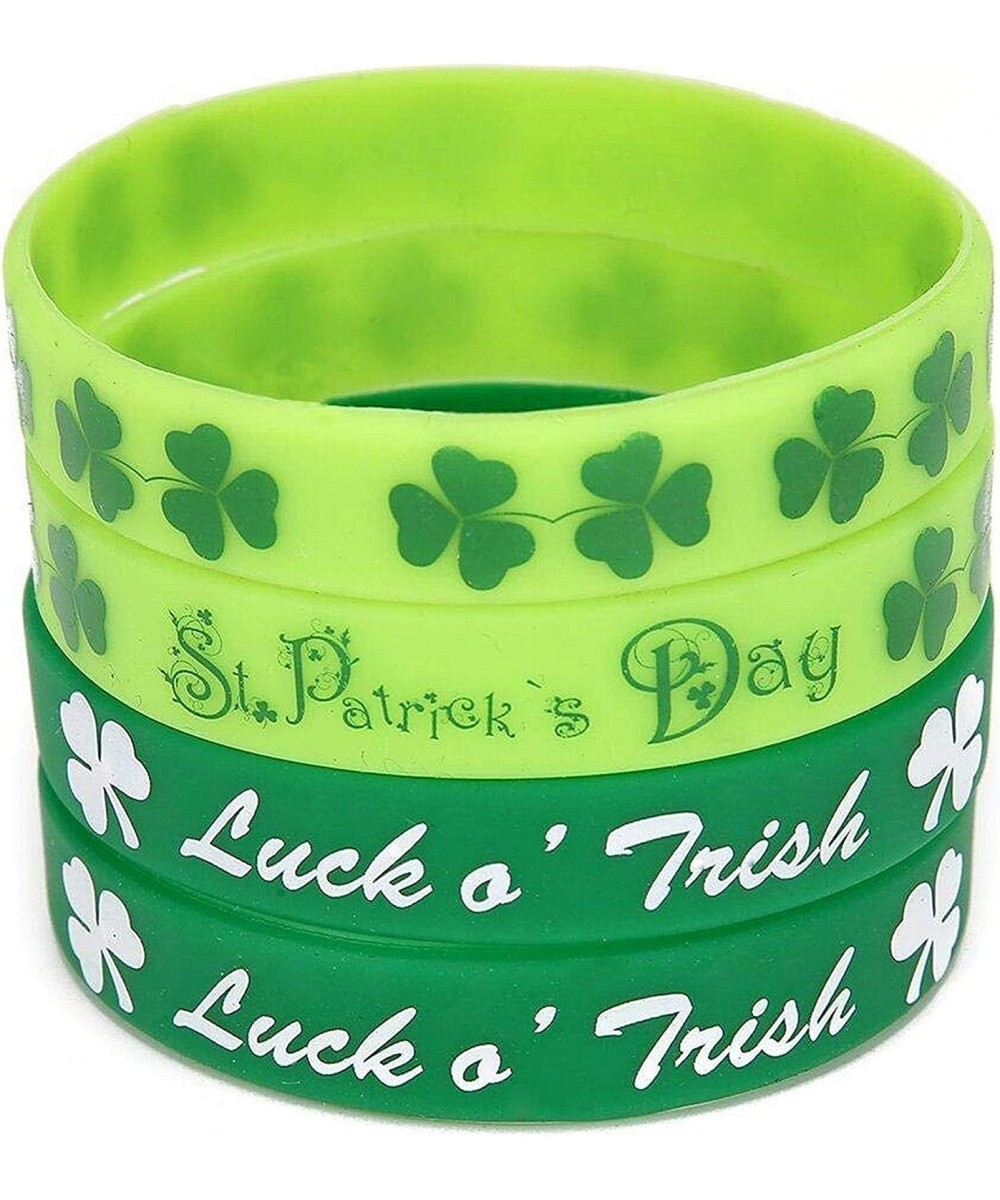 36PCS St. Patrick's Day Shamrock Rubber Wristbands Bracelets - Party Favors Supplies Gifts Decorations $23.27 Kids' Dress-Up ...