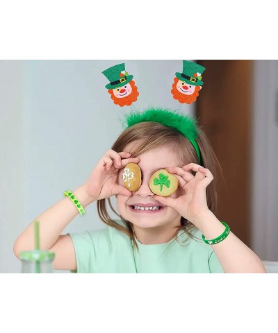 36PCS St. Patrick's Day Shamrock Rubber Wristbands Bracelets - Party Favors Supplies Gifts Decorations $23.27 Kids' Dress-Up ...