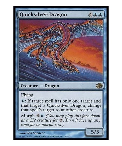 Quicksilver Dragon - Duel Decks: Jace vs Chandra $12.05 Card Games