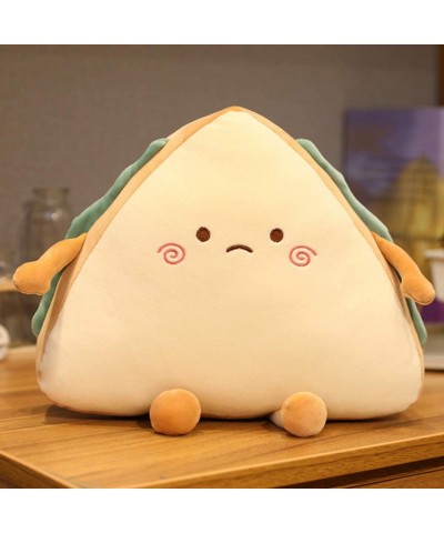 Lovely Sandwich Plush Toys Creative Simulation Sandwich Pillow Cartoon Bread Cushion Plush Doll PP Cotton Sofa Cushion Birthd...