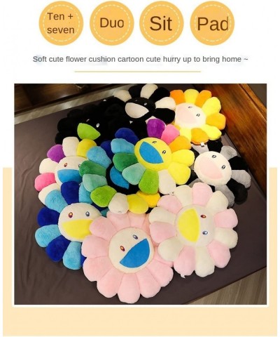 Colorful Plush Toy Sunflower Stuffed Doll Smiling Face Toy Cushion Pillow Home Bedroom Car Decoratio Ornaments Soft and Comfo...