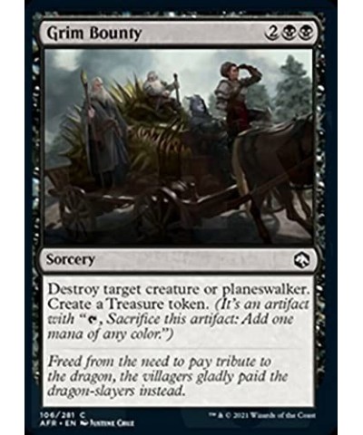 Magic: the Gathering - Grim Bounty (106) - Foil - Adventures in The Forgotten Realms $11.55 Trading Cards & Accessories