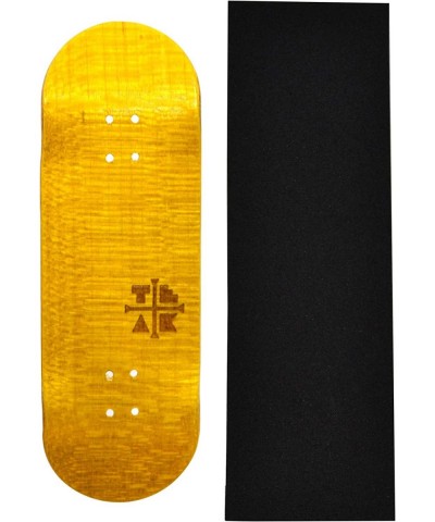 Prolific Wooden Fingerboard Deck Banana Yellow - 32mm x 97mm - Handmade Pro Shape & Size - Five Plies Wood Veneer - Includes ...