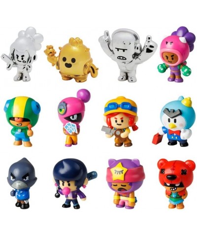 Brawl Stars Collectible Figures | 12 Brawl Stars Toys Out of 24 Collectibles in 1 Pack | 1 Rare Mystery Figure | Officially L...