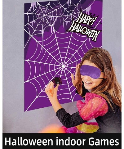 Joy Bang Halloween Party Games for Kids Pin The Spider on The Web Game Halloween Party Activities Spider Game Party Favors fo...