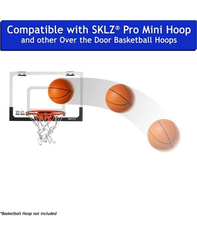 5” Foam Mini Basketball for SKLZ Pro Mini Basketball Hoop 2 Pack | Safe & Quiet Small Basketball for Over The Door Mini Hoop ...