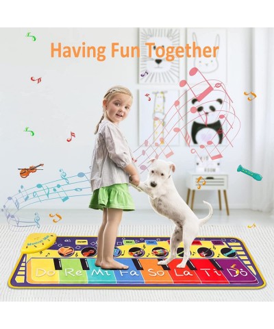 Piano Mat for Tolddler - 43.3'' Musical Dance Mat 26 Music Sounds 5 Modes Learning Toys for 1 2 3 Year Old Girl Boys Gift $26...