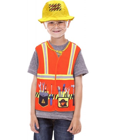 Kids Construction Worker Vest Hat Goggle Bracelet for Construction Birthday Halloween Party Dress Up Costume Gift $39.95 Kids...