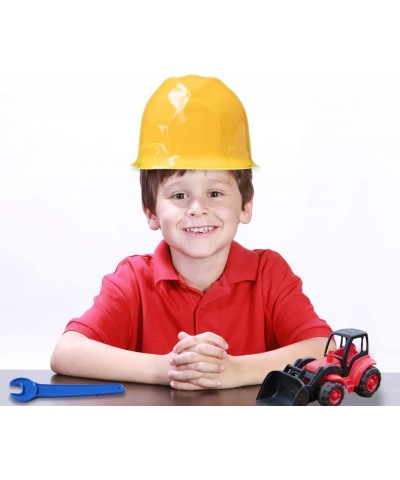 12 Pack Yellow Construction Hard Hat Plastic Birthday Party Supplies Worker Caps Set Halloween Costume Toy $16.97 Kids' Party...