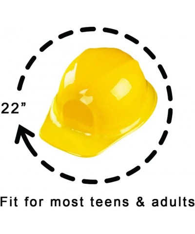 12 Pack Yellow Construction Hard Hat Plastic Birthday Party Supplies Worker Caps Set Halloween Costume Toy $16.97 Kids' Party...