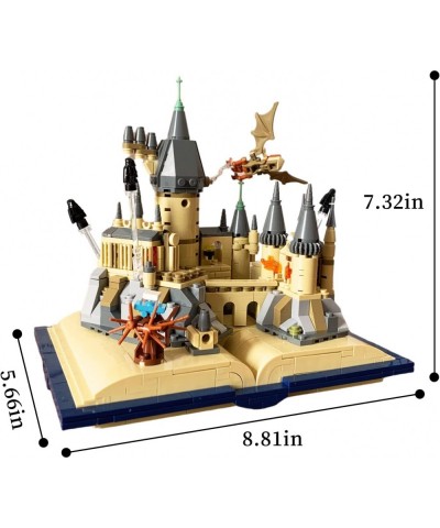 Harry Castle Book Toy Building Set Medieval Modular House Castle Building Blocks Kit Christmas and Birthday Building Gifts fo...