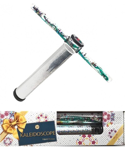 Liquid Kaleidoscope Tube - Glitter Wand Kaleidoscope-Continuous Movement Kaleidoscope 9 Inch (ONE Random Colored in Gift Box)...