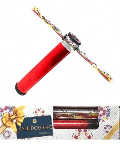 Liquid Kaleidoscope Tube - Glitter Wand Kaleidoscope-Continuous Movement Kaleidoscope 9 Inch (ONE Random Colored in Gift Box)...