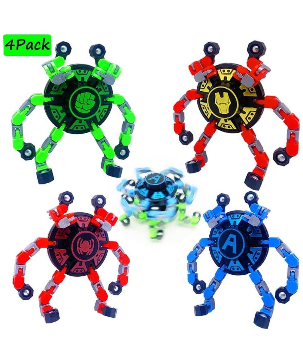 4PACK Fingertip Gyro Toy Funny Sensory Fidget Spinners Toys Finger Hand Spinner Fingertip Spinners Fingertip Gyro Stress Reli...