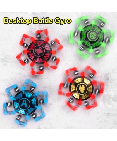 4PACK Fingertip Gyro Toy Funny Sensory Fidget Spinners Toys Finger Hand Spinner Fingertip Spinners Fingertip Gyro Stress Reli...