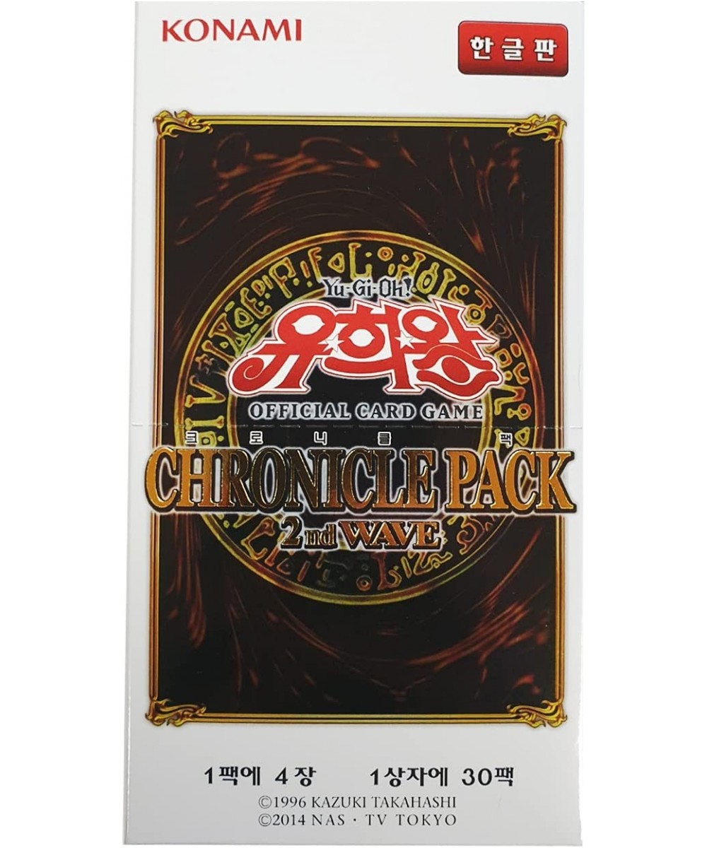 Yugioh Official Cards / Chronicle Pack 2nd Wave Booster Box Korean Ver / 30 Packs / 4 Cards in 1 Pack $49.25 Card Games