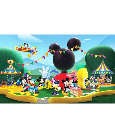 Mickey Mouse Clubhouse Backdrop for Birthday Party Decorations Park Baby Shower Background Cake Table Supplies Theme Banner 5...