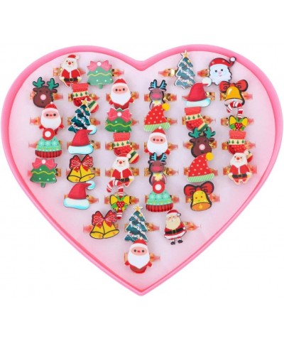 36PCS Christmas Rings for Kids Cute Design Rings Toys for Girls $17.26 Kids' Dress-Up Accessories