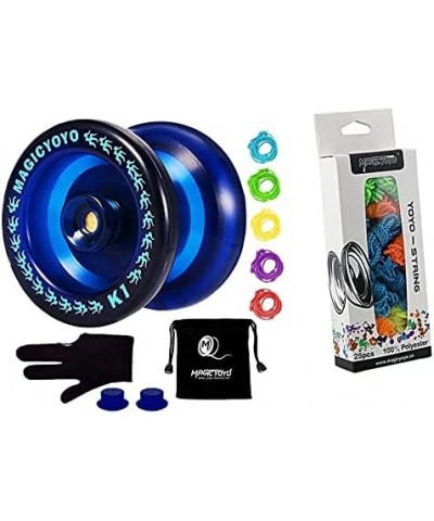 Responsive YoYo K1-Plus Blue with Yoyo Sack + 5 Strings and Yo-Yo Glove and Pack of 25 Replacement Yoyo Strings $25.58 Yo-Yos