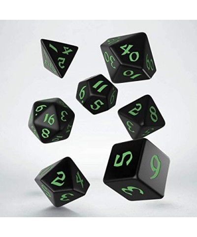 Classic Runic Black & Green Dice Set (7) $16.17 Game Accessories