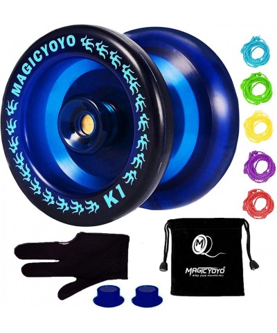 Responsive YoYo K1-Plus Blue with Yoyo Sack + 5 Strings and Yo-Yo Glove and Pack of 25 Replacement Yoyo Strings $25.58 Yo-Yos