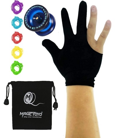 Responsive YoYo K1-Plus Blue with Yoyo Sack + 5 Strings and Yo-Yo Glove and Pack of 25 Replacement Yoyo Strings $25.58 Yo-Yos