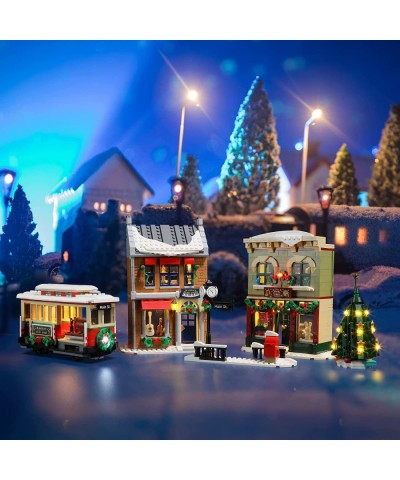 Light for Lego-10308 Christmas-High-Street - Led Lighting Kit Compatible with Lego Building Blocks Model - NOT Included The M...