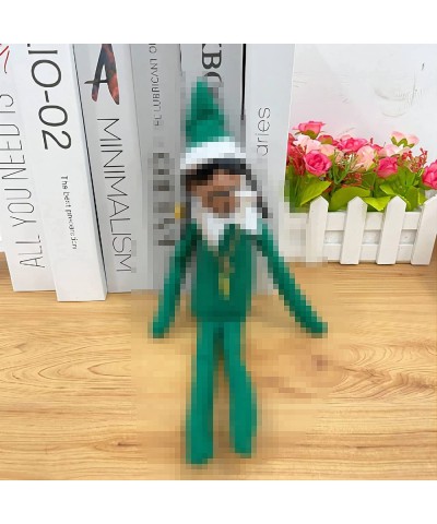 11.8in Doll 2PC Christmas Ornaments Decoration Doll Toy Snoop on a Stoop Christmas Elf Doll Handcrafted Elbow Plush Gift Funn...