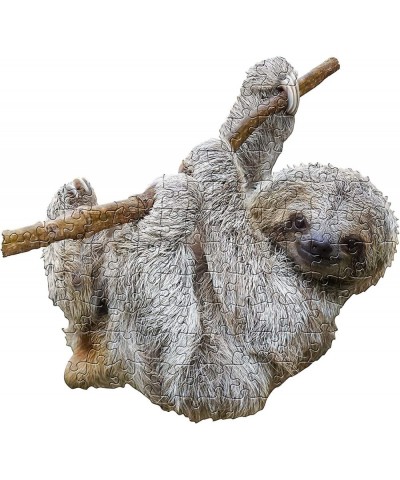 LiL' SLOTH 100 Piece Jigsaw Puzzle For Ages 5+ - 4008 - Unique Animal-Shaped Border Poster Size when completed Oversized Puzz...